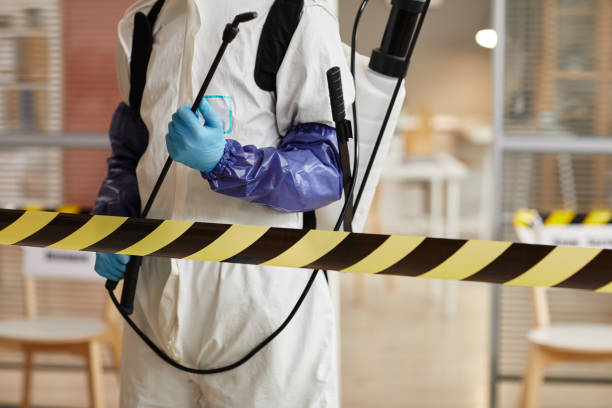Professional Sewage Cleanup technician working in Lake Hiawatha, NJ